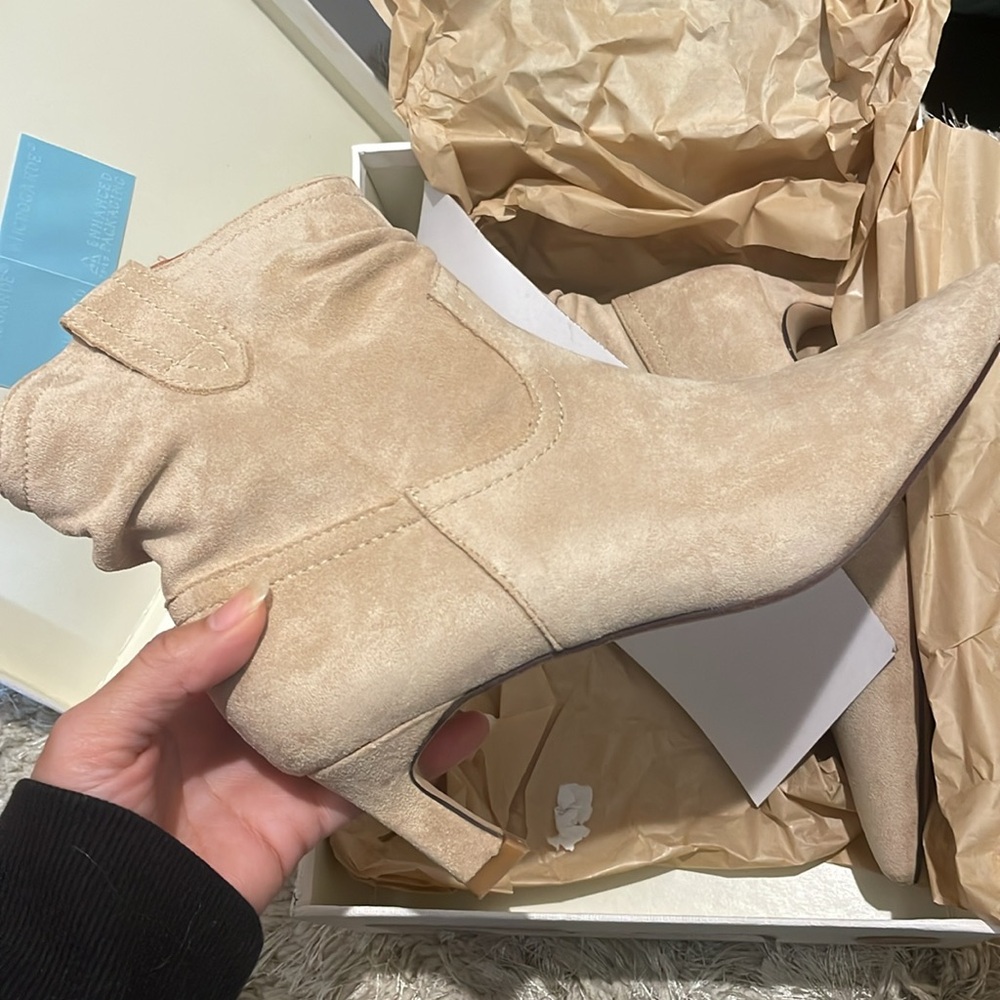 Heeled Scrunch Bootie
